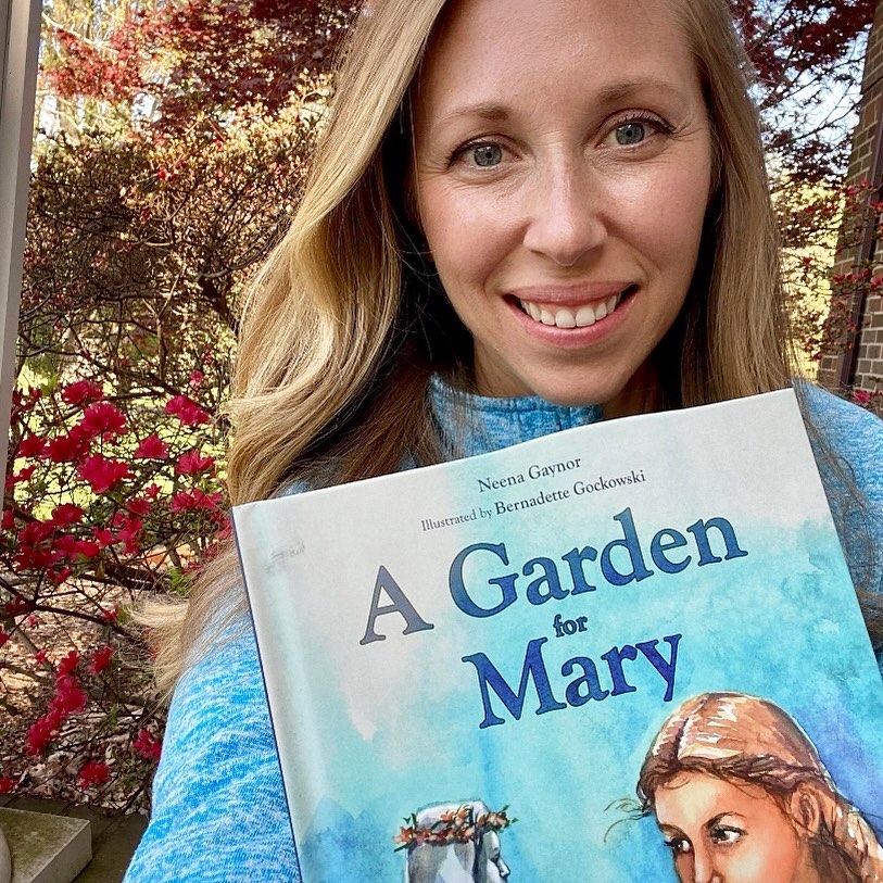 Long ago, when the majority of folks couldn’t read or write, churches employed stained glass windows, songs, and (my favorite!) gardens as beautiful reminders of the truths, stories, and lessons of our faith. This little book, A Garden for Mary, helps explain why we still plant gardens for Mary and why it’s still important…because of Jesus!! 

Of course, my hope is that this story will inspire readers to get outside, but mostly I pray that just like the flowers celebrate and praise the Creator, that this project brings hearts closer to and glorifies our Savior, Jesus Christ. 

Big thanks to my favorite illustrator, @bernadette_gockowski_art  and to the amazing team at @tan_books. 

Glory to God! 💐 A Garden for Mary - available now!! #agardenformary #mariangardens #tojesusthroughmary