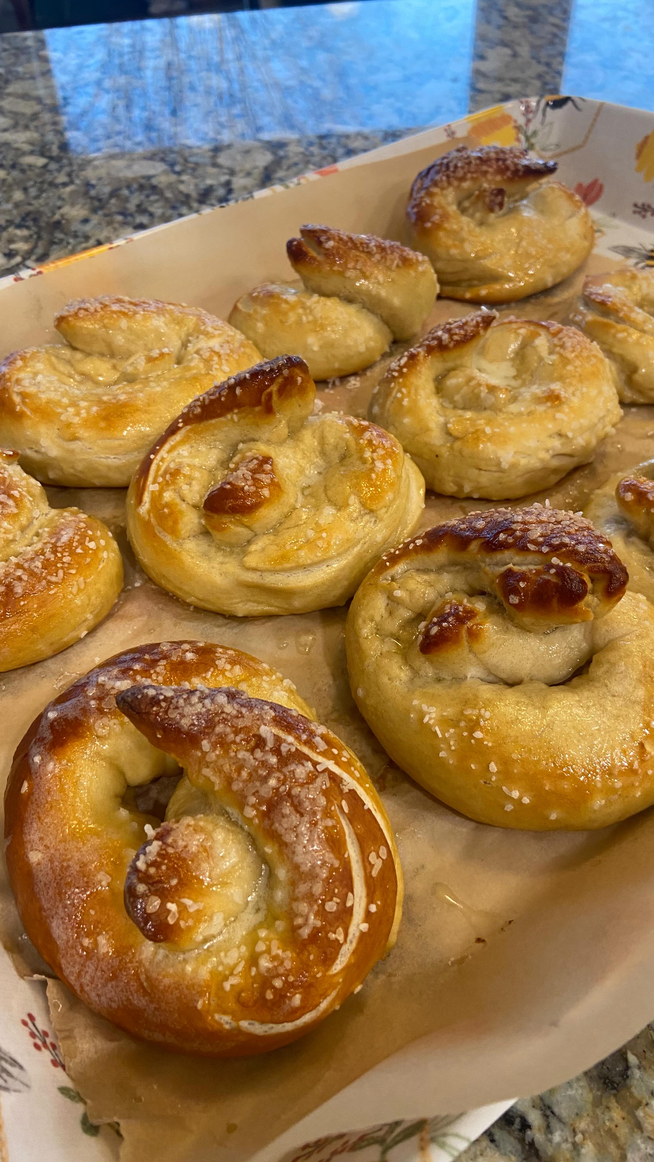 Ash Wednesday feels like an odd day to post warm, buttery pretzels… forgive me. ✝️🥨

But truly — these homemade soft pretzels are the perfect simple Lenten treat.

Want the recipe?
Follow me + comment PRETZELS and I’ll send it straight to your DMs 🤍